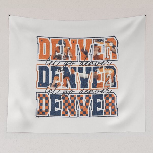 Item preview, Denver Broncos designed and sold by FaunaCanvas.