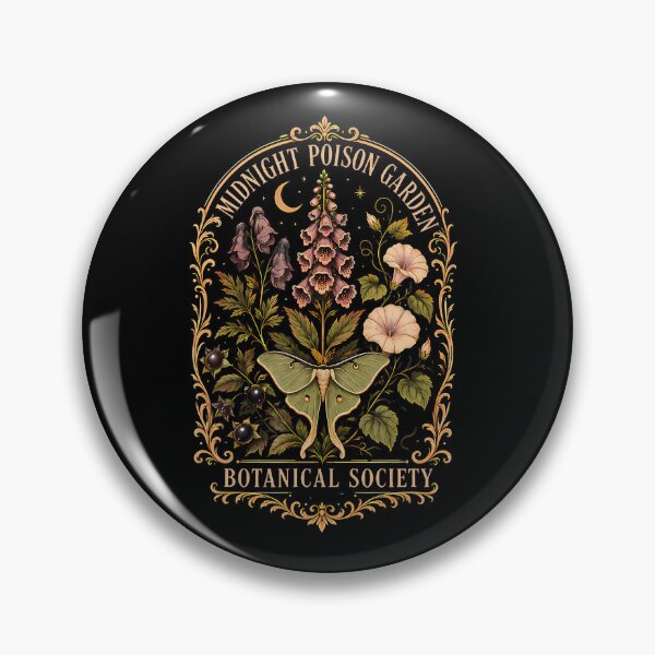 Item preview,  Midnight Poison Garden Botanical Society Moth Halloween designed and sold by Trippy-Toad.