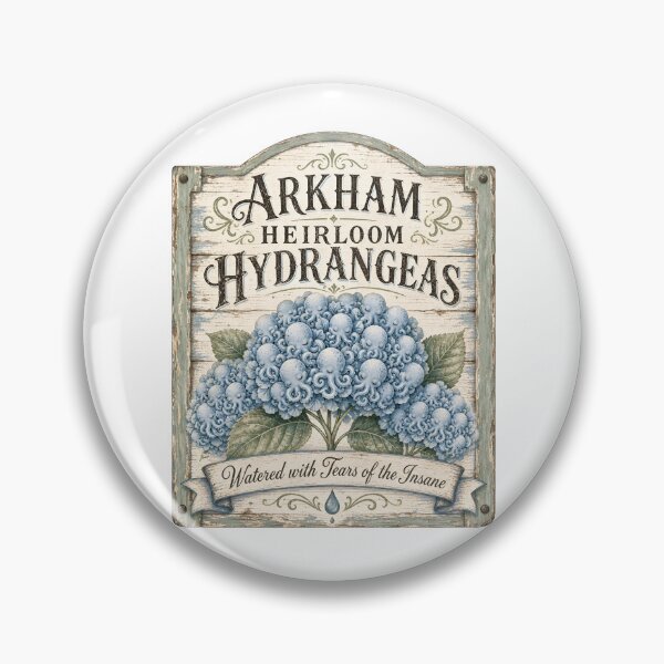 Item preview, H.P. Lovecraft Arkham Heirloom Hydrangeas designed and sold by Fenay Designs.
