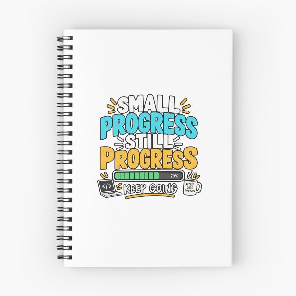 Item preview, Small Progress Still Progress Programmer Design designed and sold by AzizLab.
