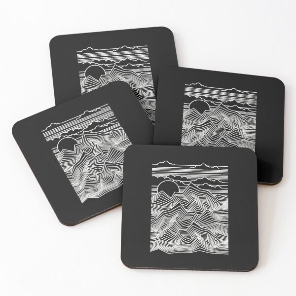 Item preview, Minimalist Mountain Range Line Art Sun Clouds designed and sold by ruddenlrpruit.