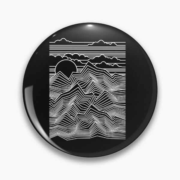 Item preview, Minimalist Mountain Range Line Art Sun Clouds designed and sold by ruddenlrpruit.