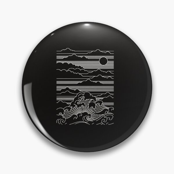 Item preview, Minimalist Ocean Waves and Sky Line Art designed and sold by mcconnlllobato.