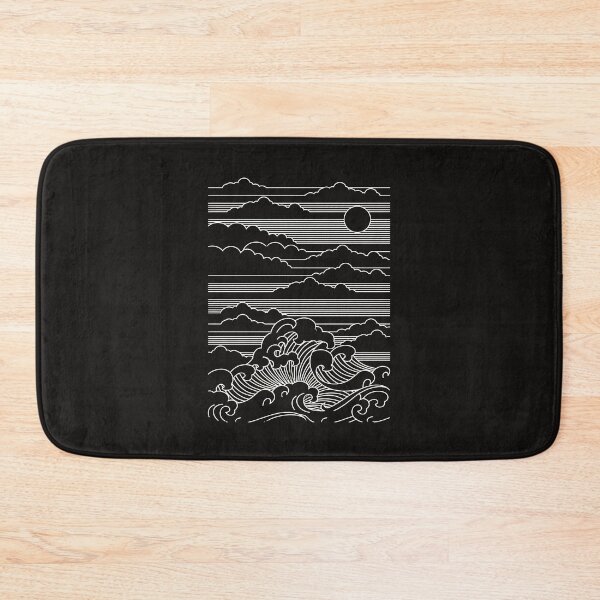 Item preview, Minimalist Ocean Waves and Sky Line Art designed and sold by mcconnlllobato.