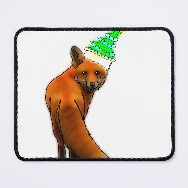 Item preview, Hazel the Fox in a tree hat - animalzinhats  designed and sold by Ashley’sAnimalz.