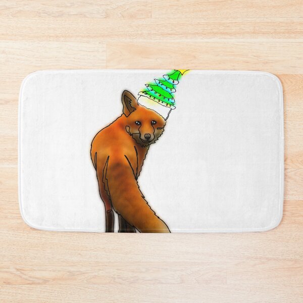 Item preview, Hazel the Fox in a tree hat - animalzinhats  designed and sold by Ashley’sAnimalz.
