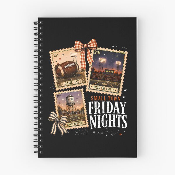 Item preview, Small Town Friday Nights Trendy Fall Football Game Day Stamp designed and sold by Trippy-Toad.