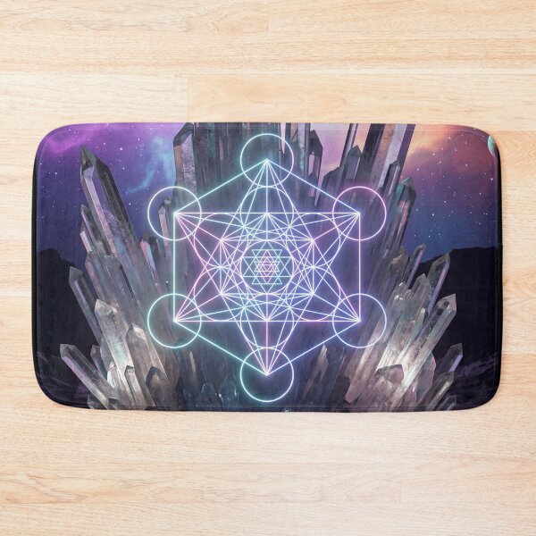Item preview, Glowing Metatron's Cube Cosmic Crystal Landscape | Monkeybusiness designed and sold by monkeybusiness.pt.