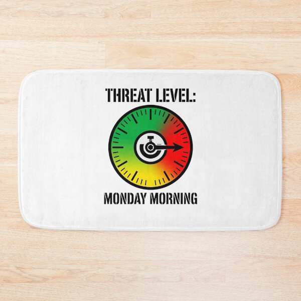 Item preview, Office Humor - Threat Level designed and sold by GeeklyShirts.