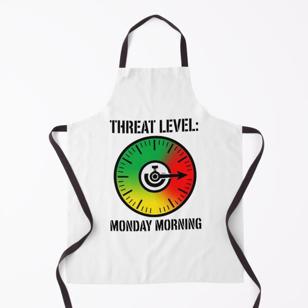 Item preview, Office Humor - Threat Level designed and sold by GeeklyShirts.