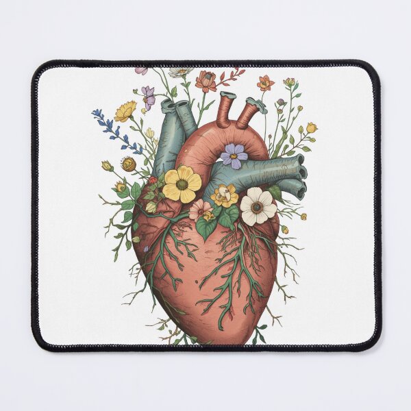 Item preview, Anatomical Flower Heart designed and sold by catcurio.