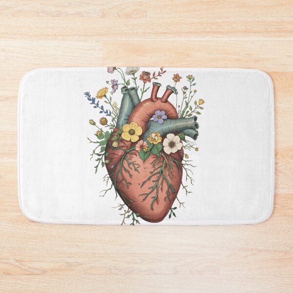 Item preview, Anatomical Flower Heart designed and sold by catcurio.