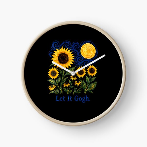 Item preview, Women'S Let It Gogh Funny Artist Van Gogh Sunflowers Starry Night V-Neck designed and sold by Trippy-Toad.