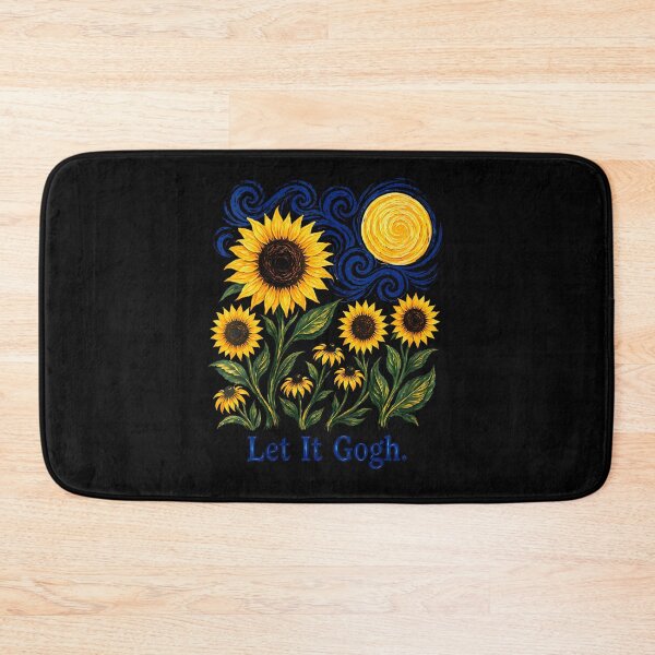Item preview, Women'S Let It Gogh Funny Artist Van Gogh Sunflowers Starry Night V-Neck designed and sold by Trippy-Toad.