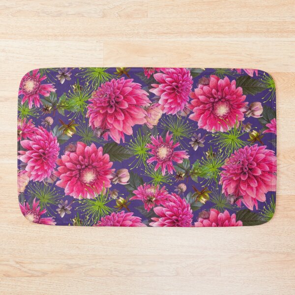 Item preview, Dahlias and Papyrus on Grape 493275 designed and sold by Art in My Loft.