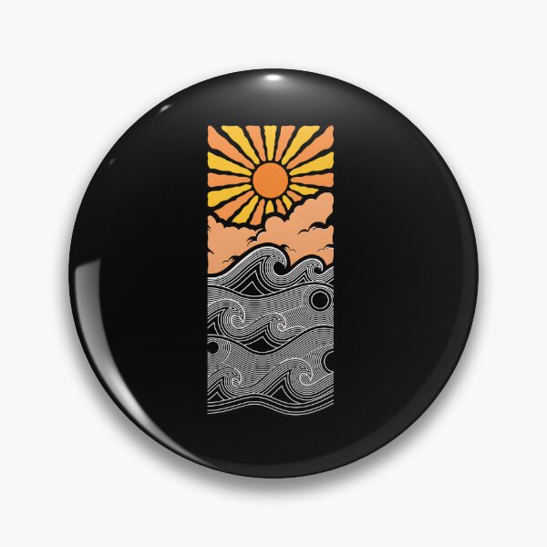 Item preview, Sunrise Ocean Waves Graphic Art designed and sold by hottlekxsvayq.