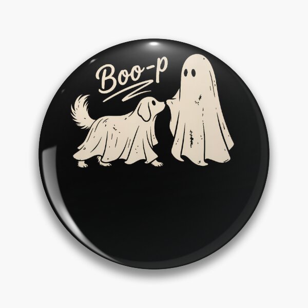 Item preview, Boo Boo-P Golden Retriever Dog Ghost Funny Halloween Spooky designed and sold by Trippy-Toad.