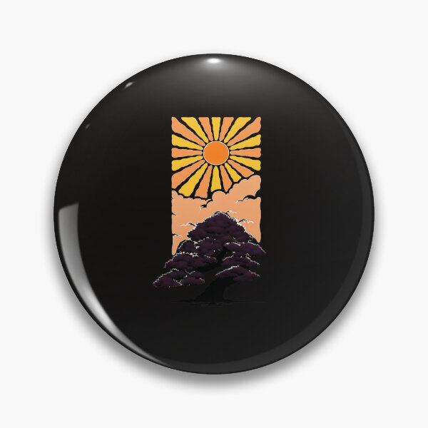 Item preview, Zen Pine Tree Sun Rays Clouds designed and sold by mcconnlllobato.