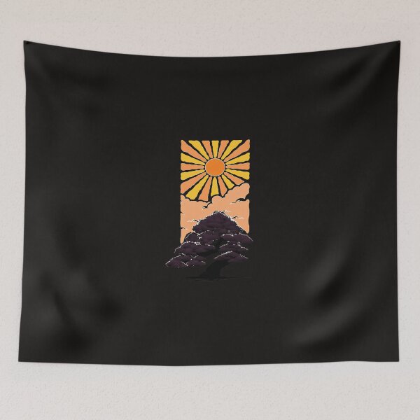 Item preview, Zen Pine Tree Sun Rays Clouds designed and sold by mcconnlllobato.