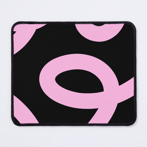 Item preview, Pink Abstract Swirl Pattern Black designed and sold by jianina-alondra.