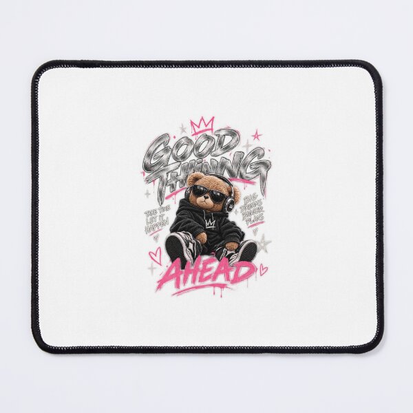Item preview, Good Things Ahead Cute Teddy Bear Streetwear designed and sold by     GoodVibe Prints.