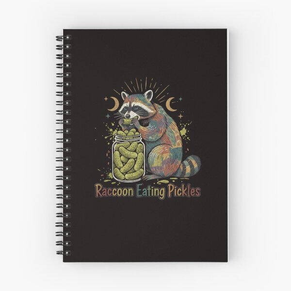 Item preview, RACCOON EATING PICKLES designed and sold by SkrabinhoArt.