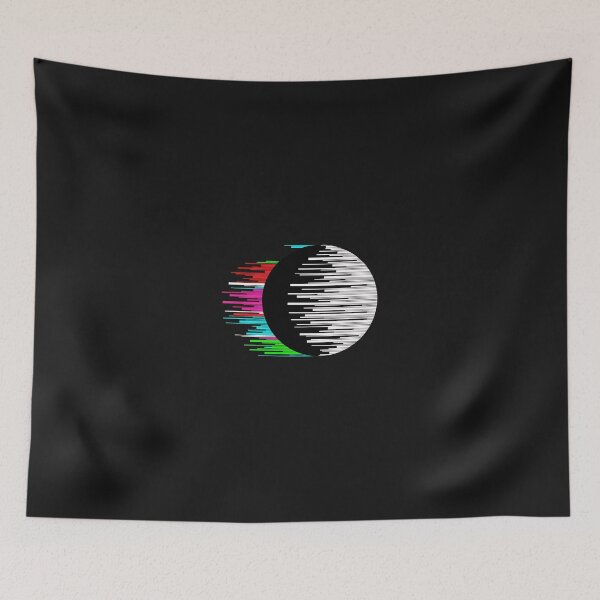 Item preview, Abstract Geometric Glitch Circle Design designed and sold by YarningsandYear.