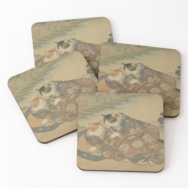 Item preview, Cat Shunga Japanese Style #4 designed and sold by NickWhittleArt.