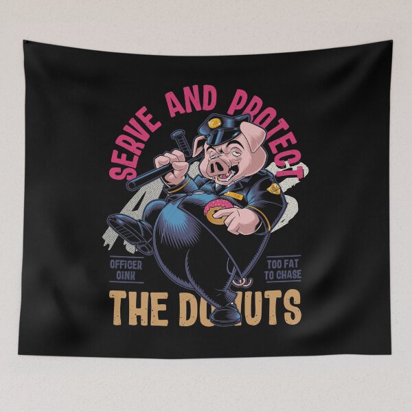 Item preview, SERVE & PROTECT... THE DONUTS designed and sold by Angoes25.