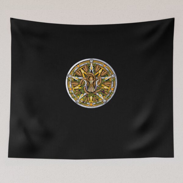 Item preview, Sabbat Pentacle For Lughnasadh First Harvest designed and sold by burgeetgoud.