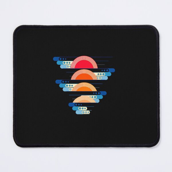 Item preview, Abstract Sunrays Wave Geometric Design designed and sold by ruddenlrpruit.