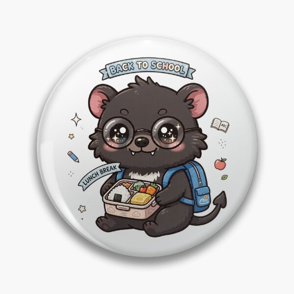 Item preview, Back To School Lunch Break Devil designed and sold by Wildlife-Walk.