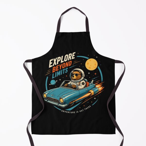 Item preview, Explore Beyond Limits – Astronaut Bear Rocket Car Illustration designed and sold by Dogandesighn.