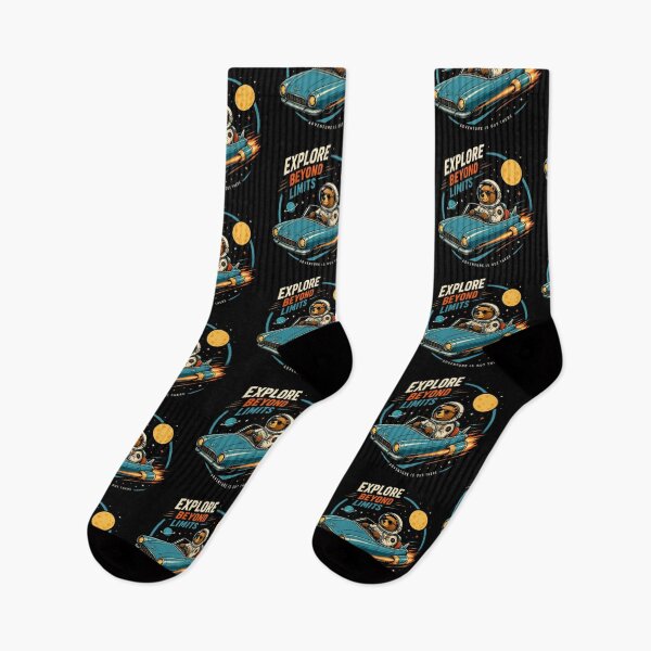 Item preview, Explore Beyond Limits – Astronaut Bear Rocket Car Illustration designed and sold by Dogandesighn.