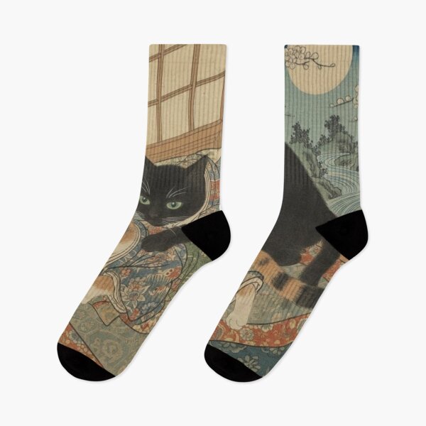 Item preview, Cat Shunga Japanese Style #5 designed and sold by NickWhittleArt.