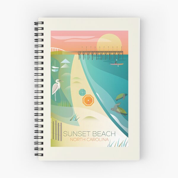 Item preview, Sunset Beach, North Carolina designed and sold by MaxandOscarStuff.