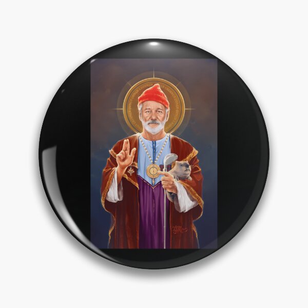 Item preview, Saint Bill Of Murray Bill Murray Saint Original Religious Painting designed and sold by burgeetgoud.