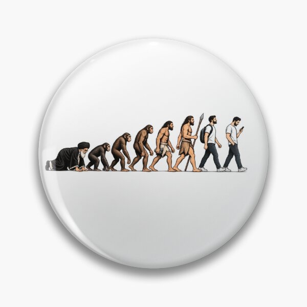 Item preview, Evolution of Man from Mullah designed and sold by chiakh.