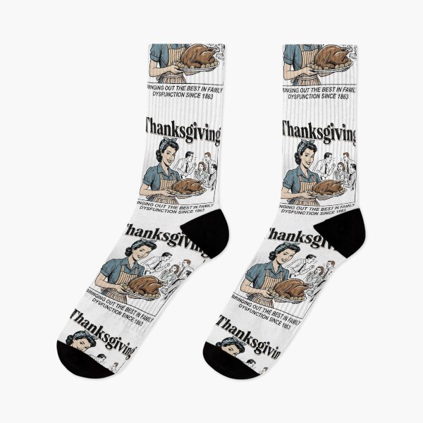 Item preview, Thanksgiving Family Dysfunction Vintage 1950s Housewife Sarcastic Holiday Art designed and sold by raedattia.