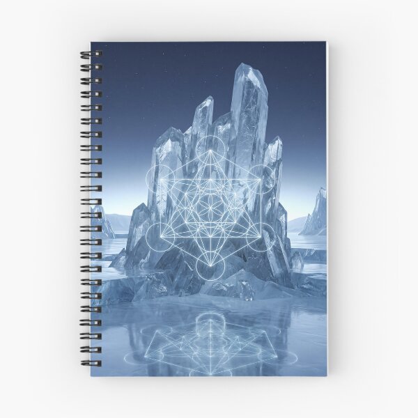 Item preview, Glowing Metatron's Cube Ice Crystal Landscape | Monkeybusiness designed and sold by monkeybusiness.pt.