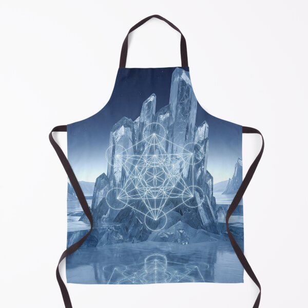 Item preview, Glowing Metatron's Cube Ice Crystal Landscape | Monkeybusiness designed and sold by monkeybusiness.pt.