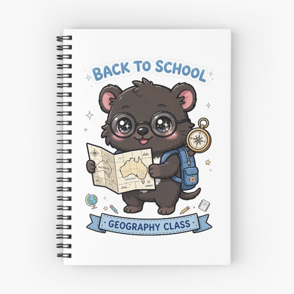 Item preview, Geography Class Tasmanian Devil Map designed and sold by Wildlife-Walk.