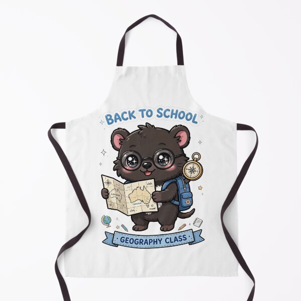 Item preview, Geography Class Tasmanian Devil Map designed and sold by Wildlife-Walk.