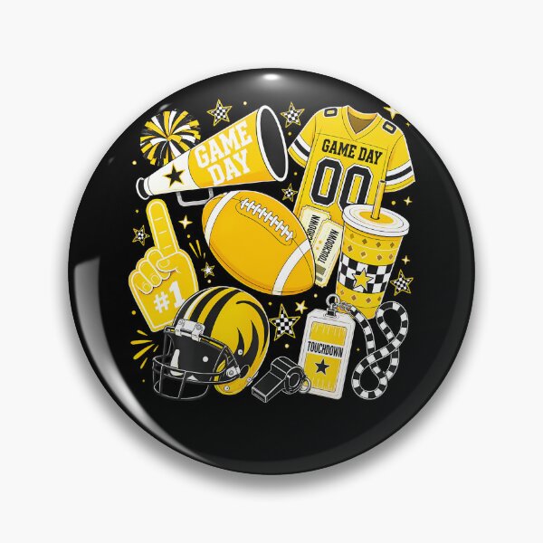 Item preview, Game Day Football Season Yellow Touchdown Kids Women Men designed and sold by Krwasatoune.