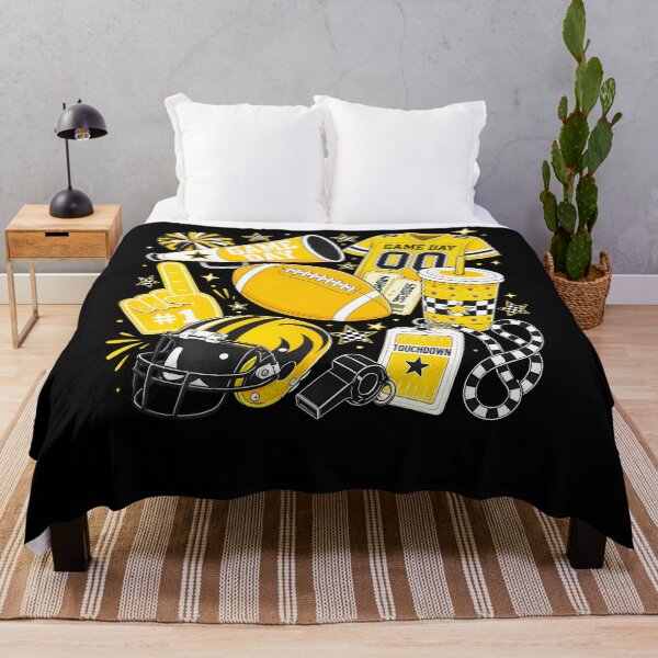 Item preview, Game Day Football Season Yellow Touchdown Kids Women Men designed and sold by Krwasatoune.