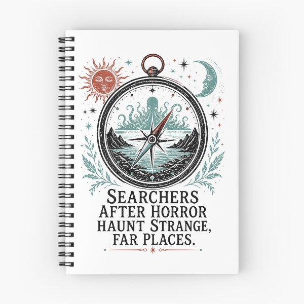 Item preview, H.P. Lovecraft Searchers After Horror Compass designed and sold by Fenay Designs.
