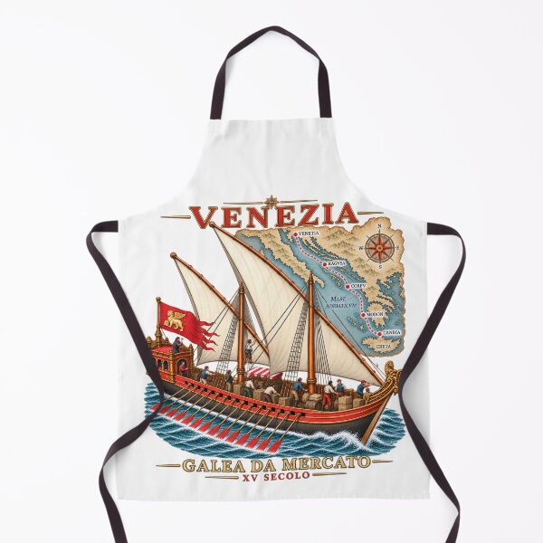 Item preview, Venice Merchant Galley Heritage Art designed and sold by Larkfound Studio.