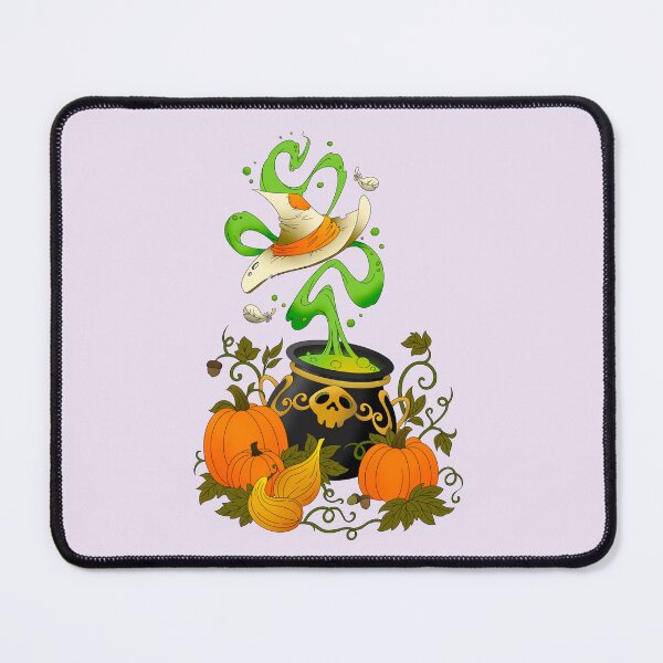 Item preview, Halloween Witch’s Cauldron with Pumpkins and Magic Potion designed and sold by DesgnsxGifts.