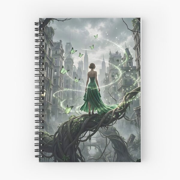 Item preview, The Green Queen Reclaims a Post-apocalyptic City designed and sold by Fanta-sticky.