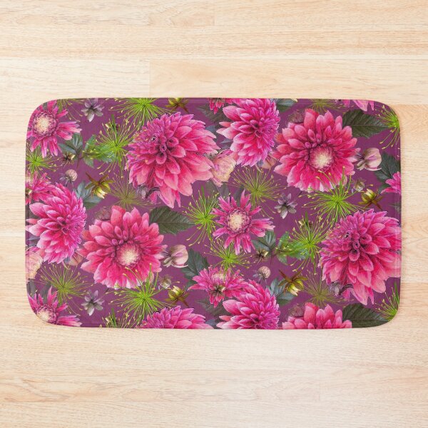Item preview, Dahlias and Papyrus on Berry 843262 designed and sold by Art in My Loft.